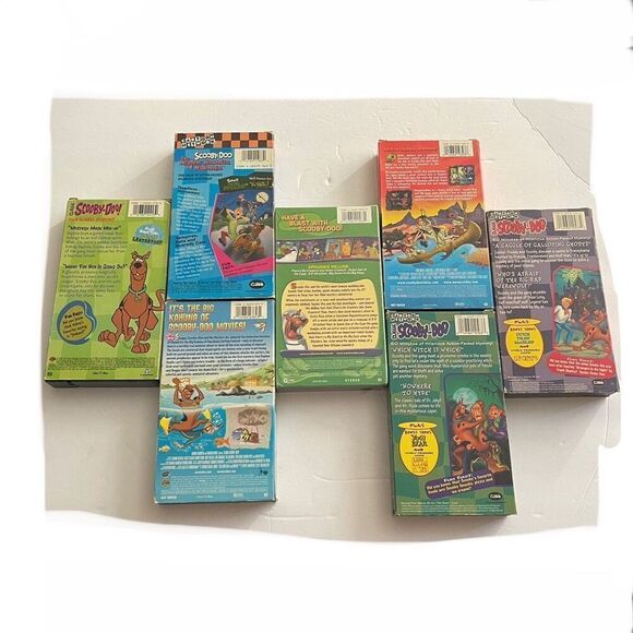 7 tape Scooby-Doo! VHS Lot Scooby Doo Cartoon Network - Picture 2 of 4
